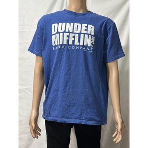 Dundee Mifflin (The Office) Blue T-Shirt Size XL